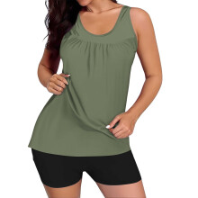 Costume de baie tankini pentru femei, costume de baie din două piese, maiou grafic cu pantaloni scurți, costum de baie pentru femei, costum de baie