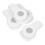 Homoyoyo4-Pack Λευκή κλειδαριά φούρνου ασφαλείας για ντουλάπια κουζίνας, εύκολη 6