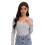 Top corto da donna a maniche lunghe con scollo rotondo, vestibilità aderente, casual e basic. 3