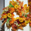 Fall Peony and Pumpkin Wreath 18 Inch 2