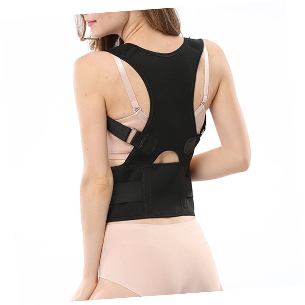 Adjustable Back Posture Corrector and Breathable Back Brace for Shoulder and Upper Back Support