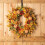 Fall Peony and Pumpkin Wreath 18 Inch 3
