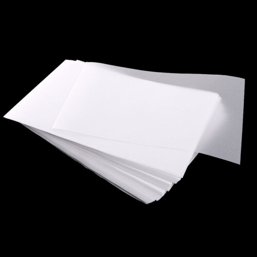 100 Pieces Transparent Writing Paper with High Transparency and, Quality Material for Clear Notes 1