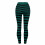 Γυναικείο ριγέ παντελόνι γιόγκα για το Halloween – Μαλακά κολάν από μετάξι με πλέξη 8