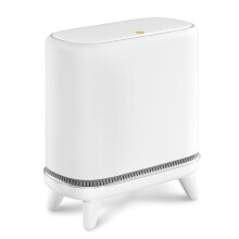 Bathroom Trash Can with Lid 3.2 Gallon Waterproof
