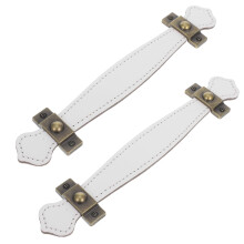 FRCOLOR cabinet drawer pull white 2 pcs 19.3x3.8 cm