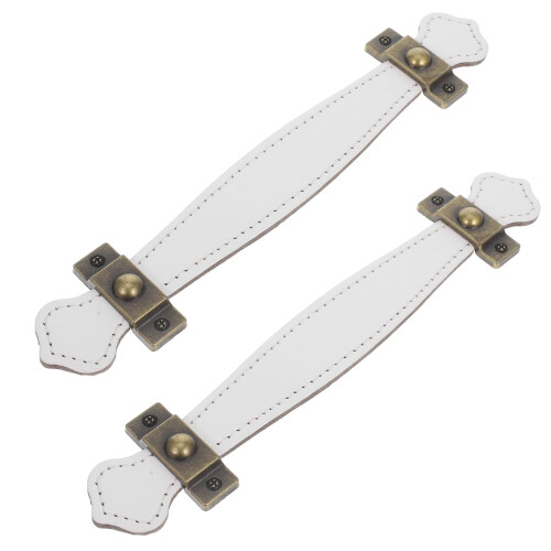 FRCOLOR cabinet drawer pull white 2 pcs 19.3x3.8 cm