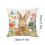 Housse de coussin lapin de Pâques pour canapé, fauteuil, salon 3
