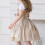 Mädchen Cottagecore Blumenkleid-Set Grün Größe 7 8