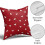 Housses de coussin en polyester 45 x 45 cm, lot de 2 4