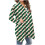 Dame cardigan med åben front og juleprint 7