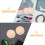 4 Pairs Pads for Bras Inserts Sponge Material Enhancing Fullness 7