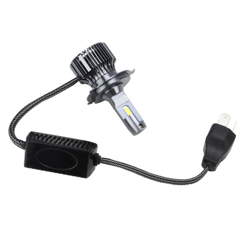 H4 LED Scheinwerfer Motorrad 55W 5500LM Silber 1