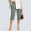 Παντελόνι Capri Dressy για γυναίκες Plus Size με ψηλή μέση, casual, κοντό παντελόνι εργασίας, 2