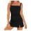 Γυναικεία Μαγιό Tankini με V λαιμόκοψη και halter, δύο τεμαχίων, με μπικίνι κάτω μέρος, σε 2