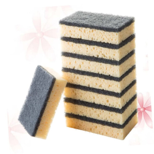 Kitchen Sponge Set 8 Pack, NonScratch Scrub Sponges for Kitchen and Bathroom, Reusable Cleaning 1