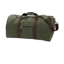 (One Size, Vintage Military Green) Quadra Vintage Canvas Holdall
