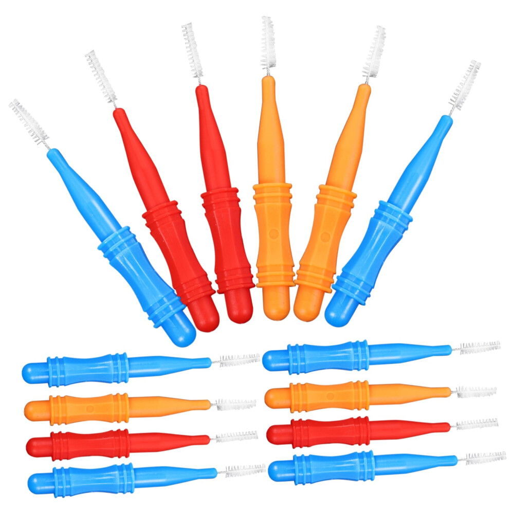 Interdental Brush 50pcs Soft Bristle Teeth Cleaning for Braces and Adults Gentle Gum Care Travel