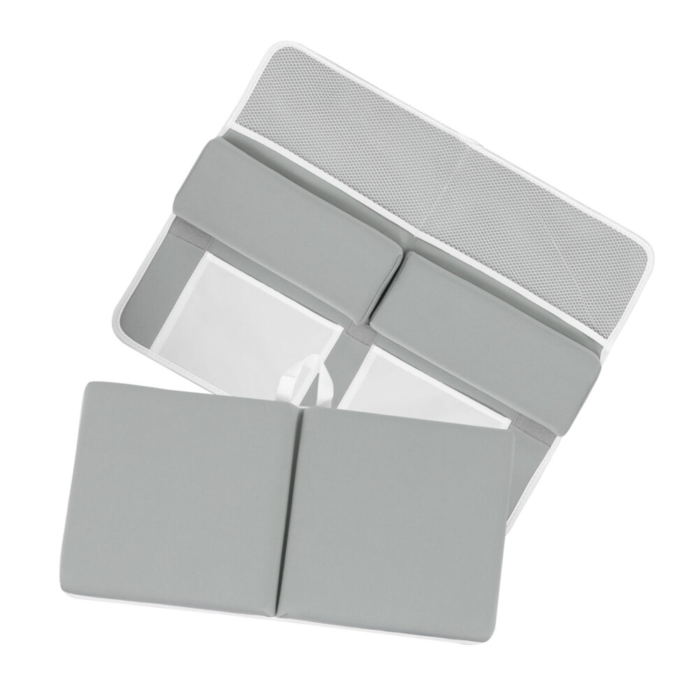 Bath Kneeler and Elbow Rest Set with NonSlip Pads and BuiltIn Storage for Baby Bathing
