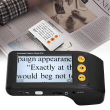 Handheld Digital Video Magnifier 3.5 Inch Screen 225X Zoom 8 Color Modes for Low Vision Reading