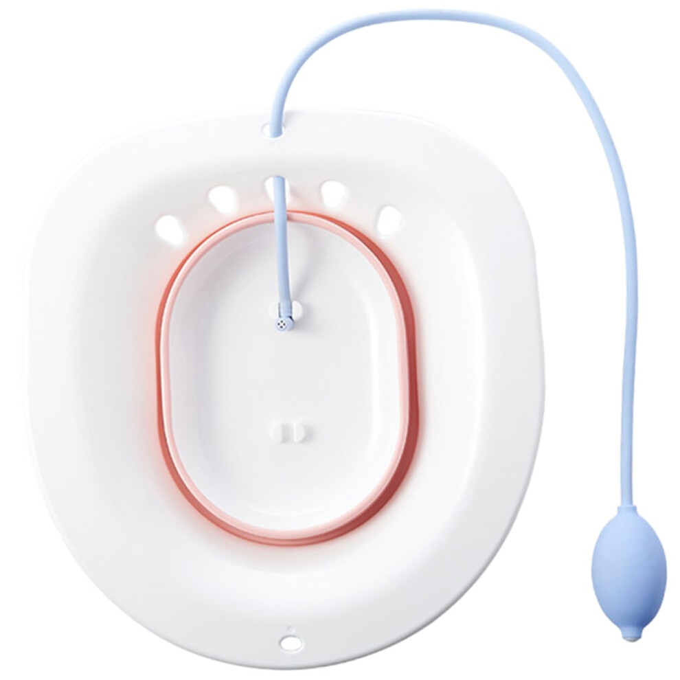 Sitz Bath Basin with SpillReducing Vent and Ergonomic Seat for Postpartum Recovery and Hemorrhoid Relief
