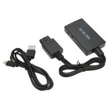 N64 to HD Converter 720P/1080P Switchable Full HD Video Adapter Black