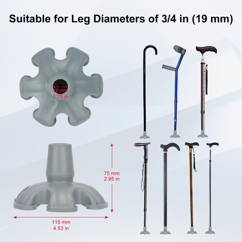 Folding Walking Cane with Adjustable Height and SelfStanding Tip for Travel 2