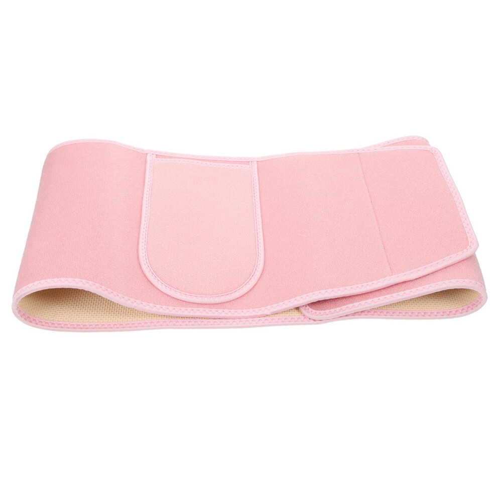 Lumbar Support Belt for Women Adjustable Waist Trainer Breathable Back Brace for Gym Running Pink