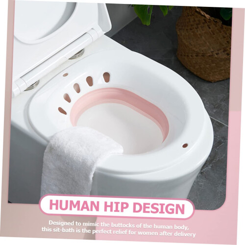 Sitz Bath Basin for Postpartum Care with Ergonomic HipFitting Design, Foldable and Easy to Clean 2