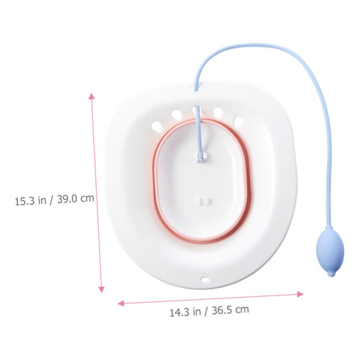 Sitz Bath Basin for Postpartum Care with Ergonomic HipFitting Design, Foldable and Easy to Clean 1