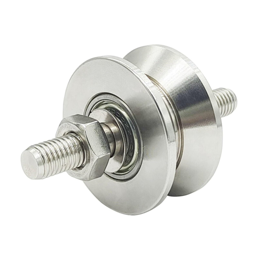 304 Stainless Steel U Groove Pulley Wheel With Bearing For Sliding Gate Door 68U 9053599573135