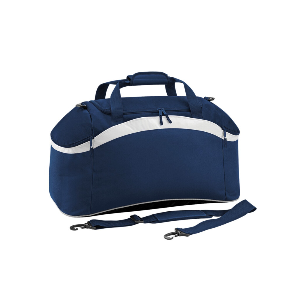Bagbase (One Size, French Navy/White) Teamwear Holdall White