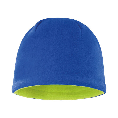 Result (One Size, Royal Blue/Lime) Result Fleece Reversible Hat