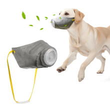 Dog Air Respirator Mask with Multilayer Filtration, Adjustable Breathable Muzzle L Size for Large Dogs