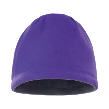 (One Size, Purple/Charcoal) Result Fleece Reversible Hat