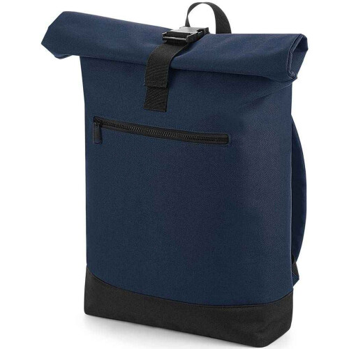 BagBase (One Size, French Navy) Bagbase Roll Top Backpack