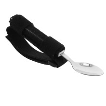Adaptive Feeding Spoon with Ergonomic Grip, Stainless Steel SelfFeeding Utensil for Elderly Adults