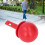 Blind Cane Tip with Smooth Rolling Ball Hook,  Visibility Red, Easy Tool Replacement 3