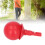 Blind Cane Tip with Smooth Rolling Ball Hook,  Visibility Red, Easy Tool Replacement 2