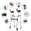 Upright Rollator Walker for Seniors with Comfortable Armrests, Adjustable Height 4 Wheel Design 5