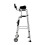 Upright Rollator Walker for Seniors with Comfortable Armrests, Adjustable Height 4 Wheel Design 2