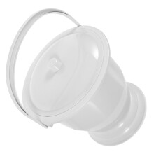 Urinal for Women Travel Commode Toilet Reusable Spittoon Lid Plastic Urinal Bucket for Camping