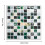 5-Piece PVC Plaid Wall Tile Stickers 2