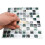 5-Piece PVC Plaid Wall Tile Stickers 4