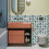 5-Piece PVC Plaid Wall Tile Stickers 8