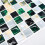 5-Piece PVC Plaid Wall Tile Stickers 7