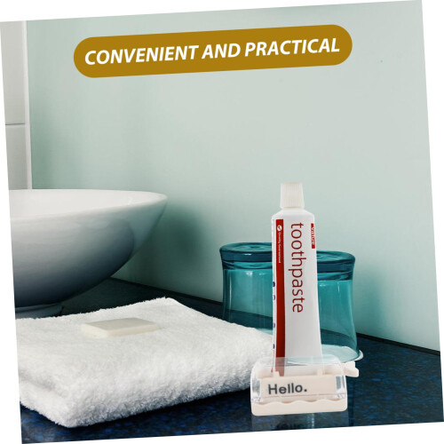 Toothpaste Squeezer and Tube Roller Maximize Usage Upright Easy Roll Dispenser for Bathroom 2