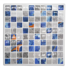 5-delte PVC-mønster med mosaik