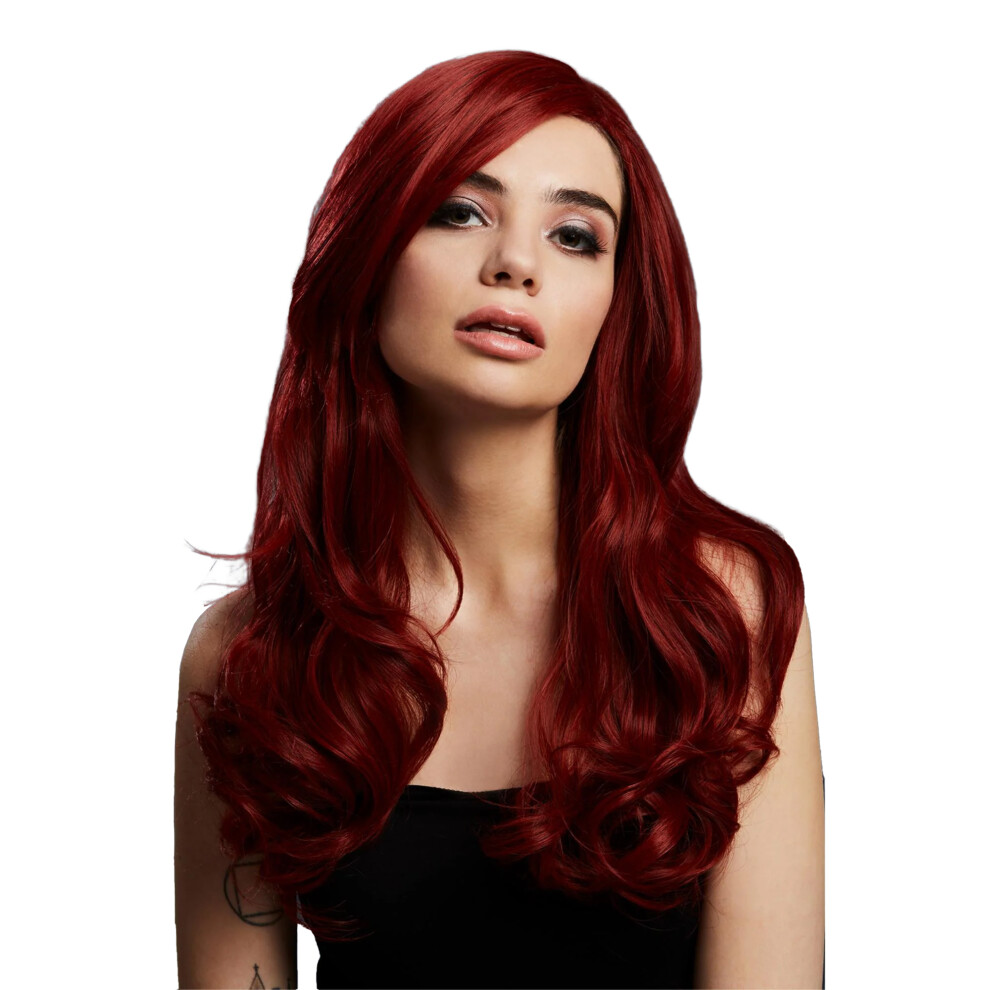 Fever Unisex Red (One Size, Ruby ) Womens/Ladies Khloe Wig