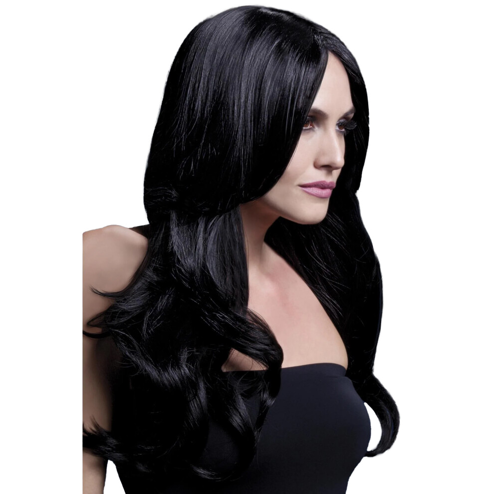 Fever Unisex Black (One Size, ) Womens/Ladies Khloe Wig